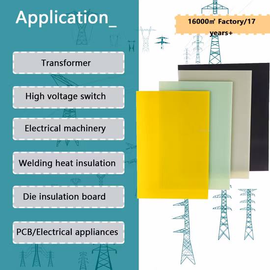 Placa isolante da fibra de vidro da cola Epoxy da placa da estratificação da fibra de vidro da cola Epoxy 3240